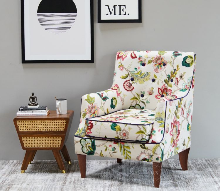 Wing Chair Design - Adoree Lounge Chair for Bedroom