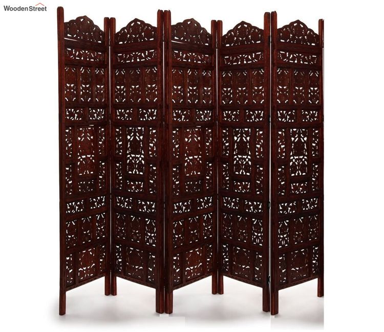 Room Partition: 4 Panel Trellis Wooden Partition | Room Partitions And Dividers