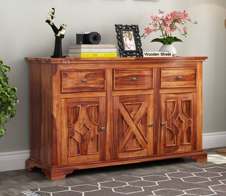 Martin 3-Drawer Wooden Chest Of Drawers (Honey Finish) Martin 3-Drawer Wooden Chest Of Drawers In Honey Finish