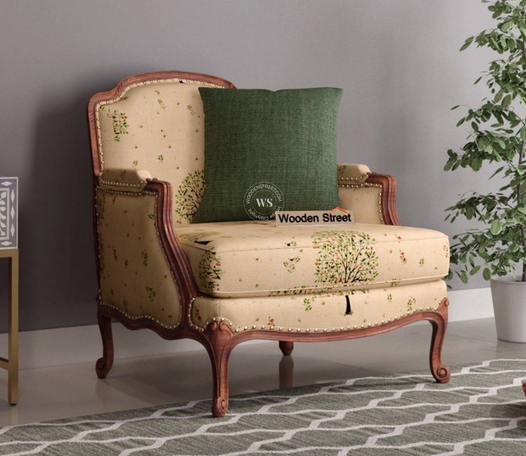 Margret 1 Seater Sofa (Cotton, Beige Pomme) Margret 1 Seater Sofa (Cotton, Beige Pomme)