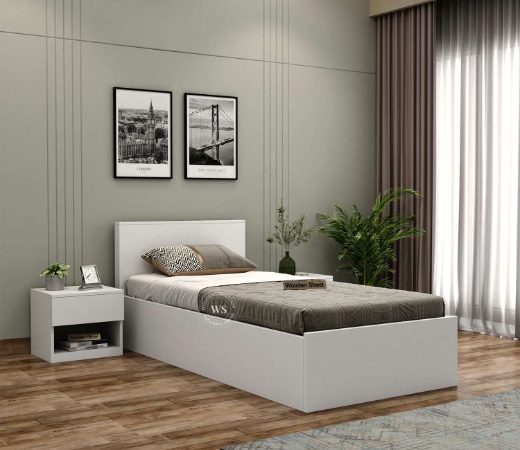Clemency Box Storage Single Bed for bedroom at best price online