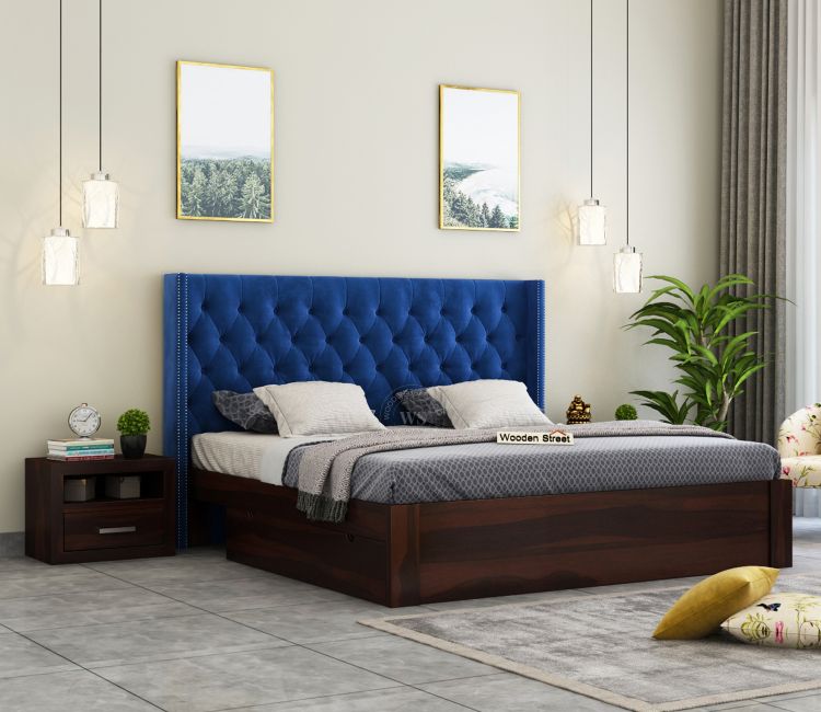 upholstered bed online India, buy double beds online in India, King Beds online, Bed, Double bed