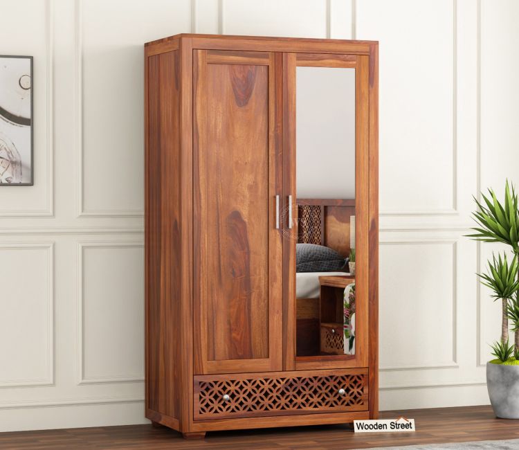 Cambrey 2 Door stylish Wardrobe design by Wooden Street