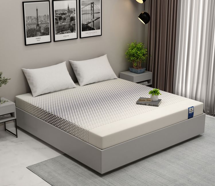 Buy Wooden Street Penguin DreamLux mattress king size 78x72 Online In India