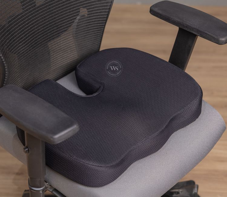 Ergocore Orthopaedic Coccyx Tailbone Cushion (Black)
