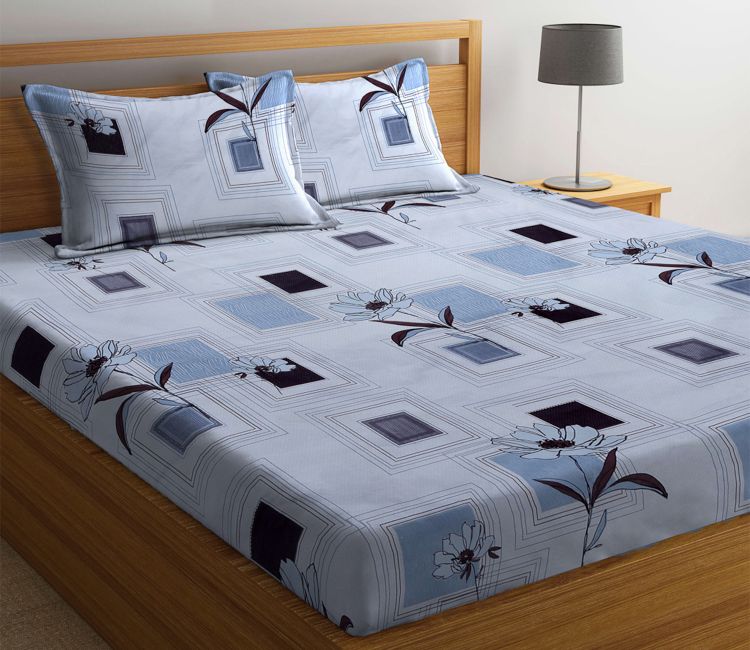 Shop Online Bed Sheet with Pillow Cover