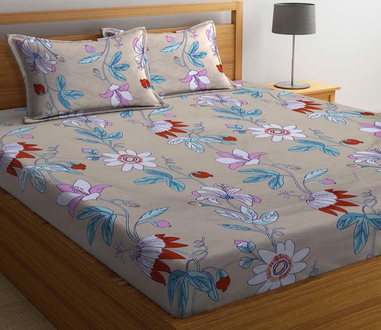 Shop Online Bed Sheet with Pillow Cover
