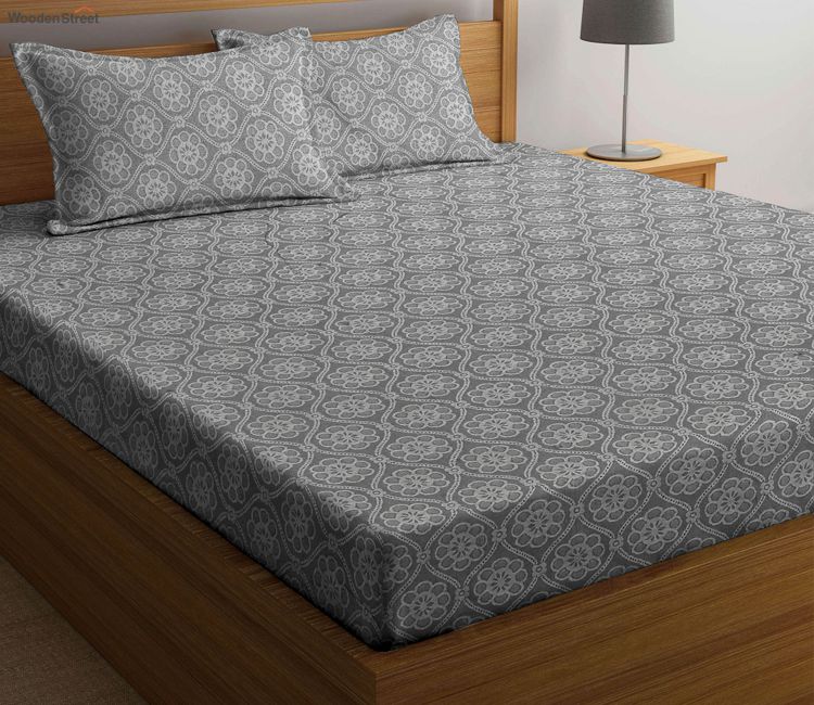 Shop Online Bed Sheet with Pillow Cover