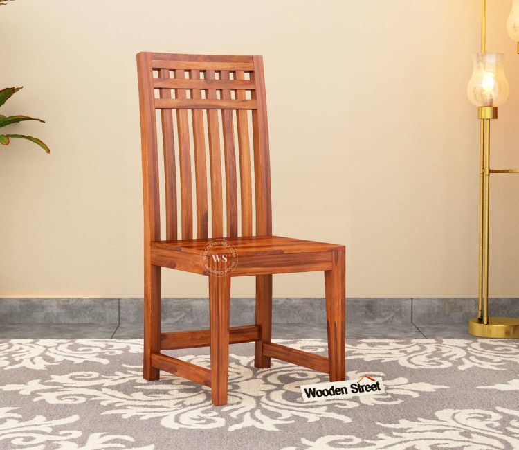 adolph dining chair honey finish