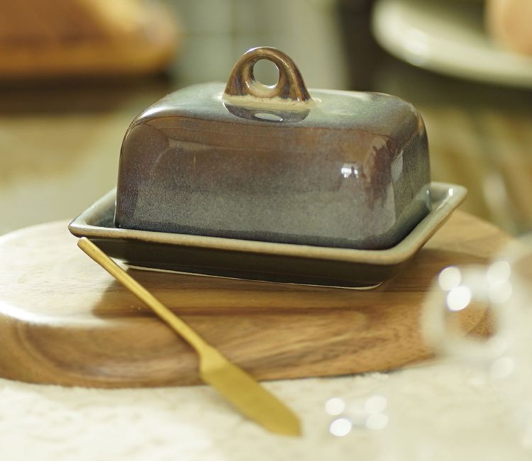 Corjuem Hand Cast Ceramic Butter Dish With Spreader beautiful tea cups set lowest price in bangalore, mumbai