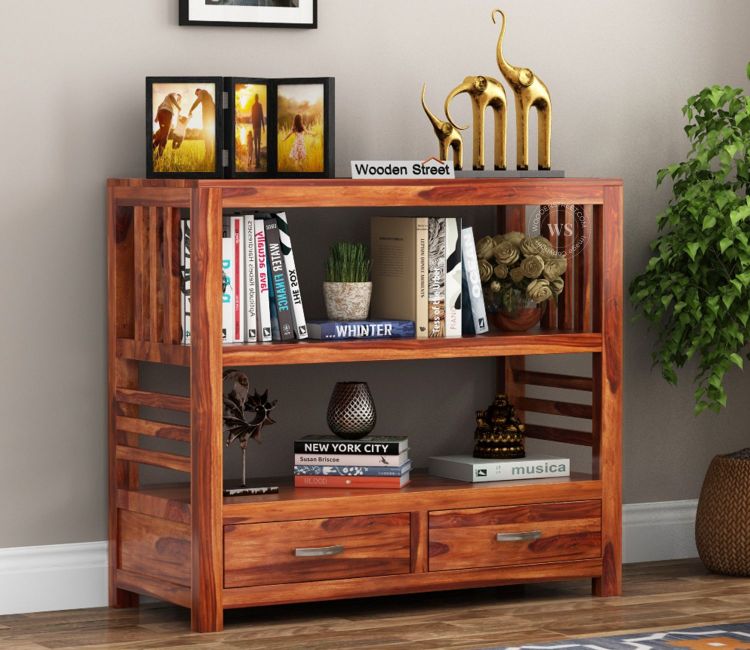 Greta Book Shelf, modern book rack designs from wooden street