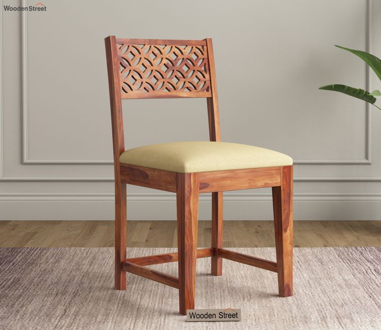 Cambrey Study Chair (Honey Finish) Cambrey Study Chair (Honey Finish) – Wooden ergonomic study chair with honey finish for home and office.