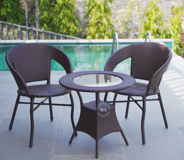 Swanson 3+2 Fabric Sofa Set  (Indigo Ink)