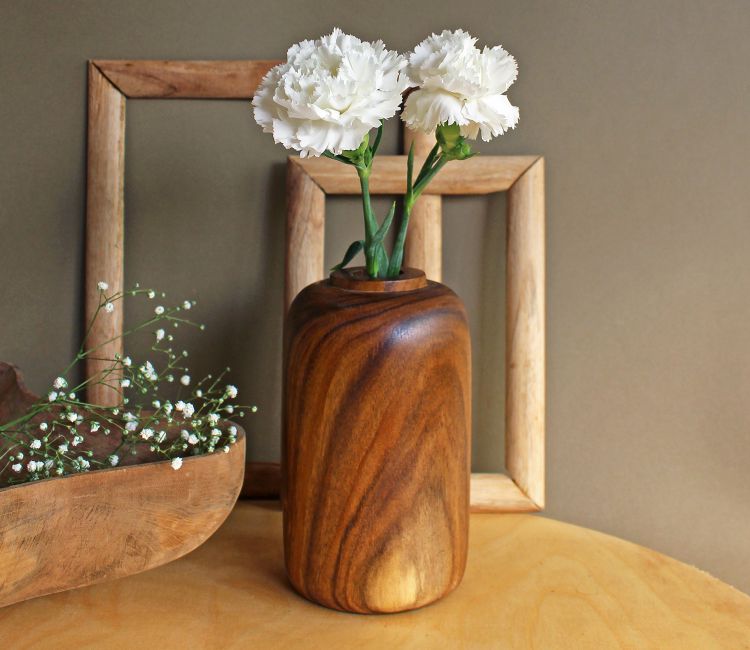 Wooden Vases