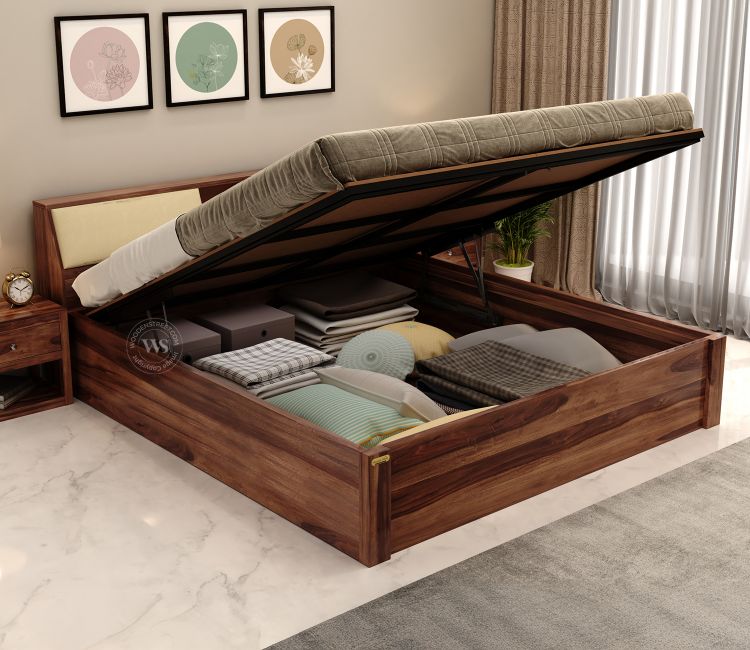 buy hydraulic bed online, wooden hydraulic bed price for rooms online in india at low price, pune, delhi, hyderabad