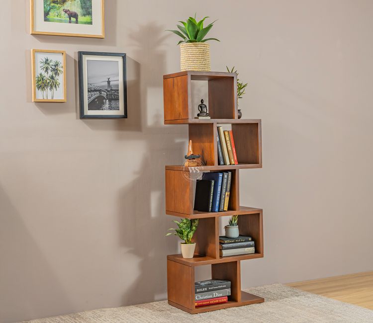 Cagney Bookshelf | wooden street bookshelf at best prices