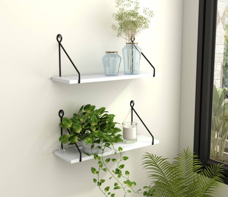 Luna Hanging Wall Shelf | Small wall shelf at low prices in India
