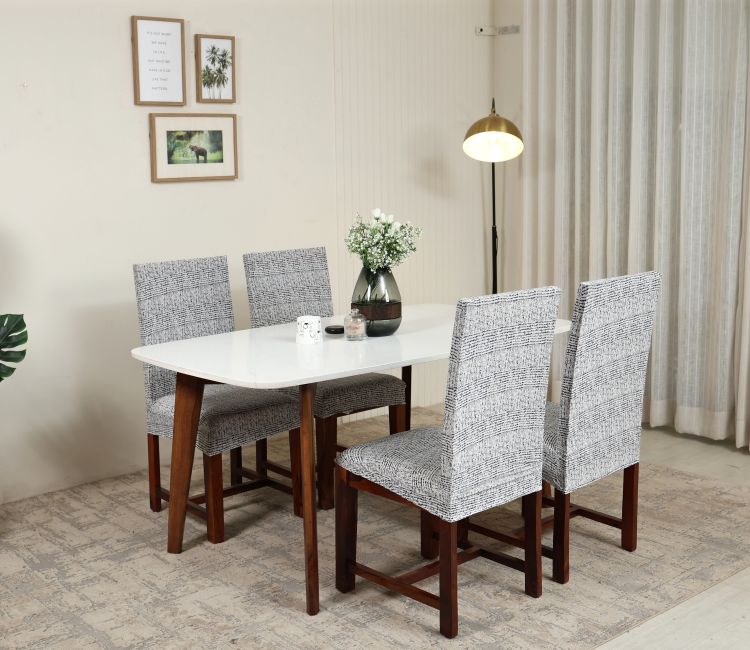 Dining chair covers online at best price | dining chair slipcovers | chair covers set of 6