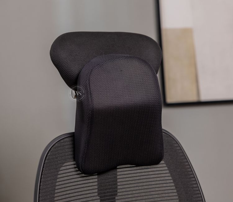 Ergon Orthopedic Memory Foam Headrest Cushion (Black)