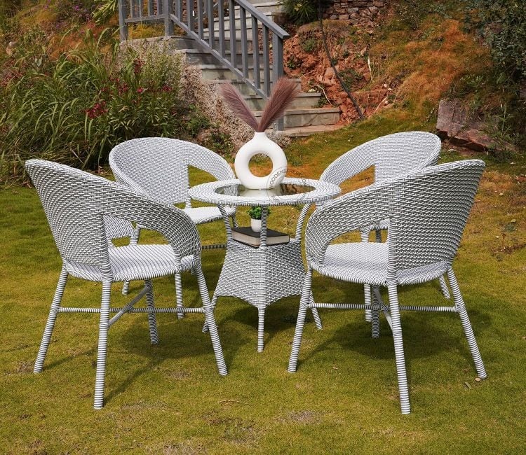 Dual Tone Sienna 4 Seater Outdoor Set