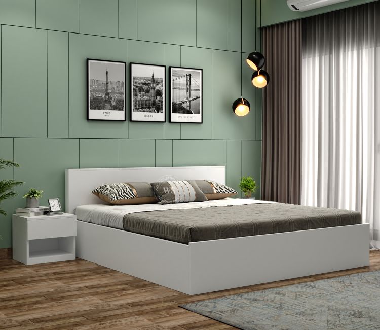 Clemency Double Size Bed - Best Deal For King Size Double Bed Design Hydraulic Storage