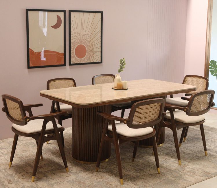 Woodenstreet india 6 Seater Dining Table Sets