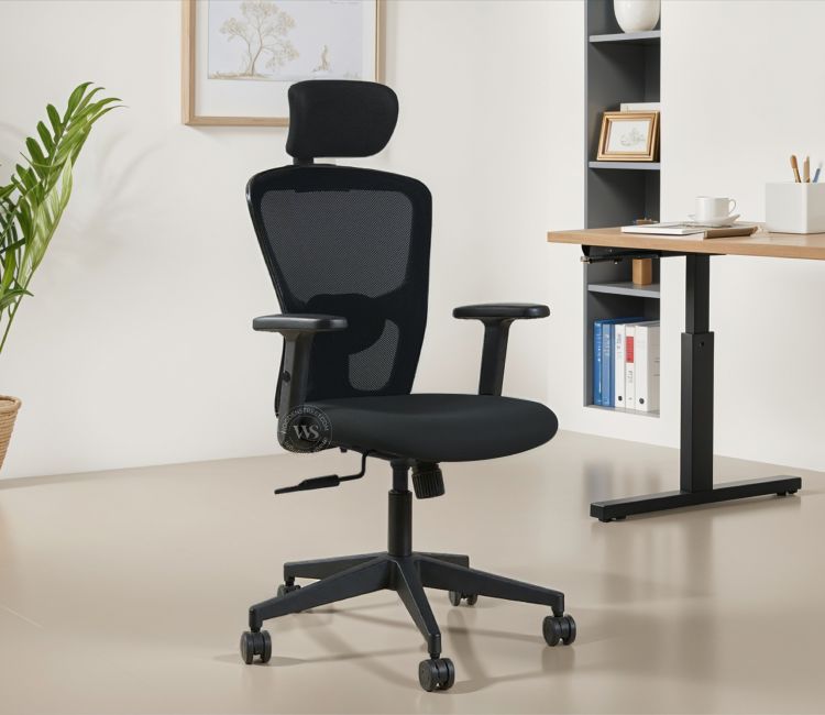 Carina High Back Mesh Office Chair (Black)