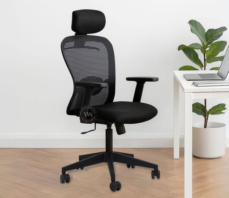 Balanco High Back Mesh Office Chair (Black)