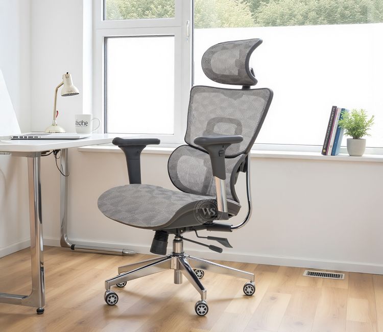 Faymi High Back Mesh Office Chair (Grey)