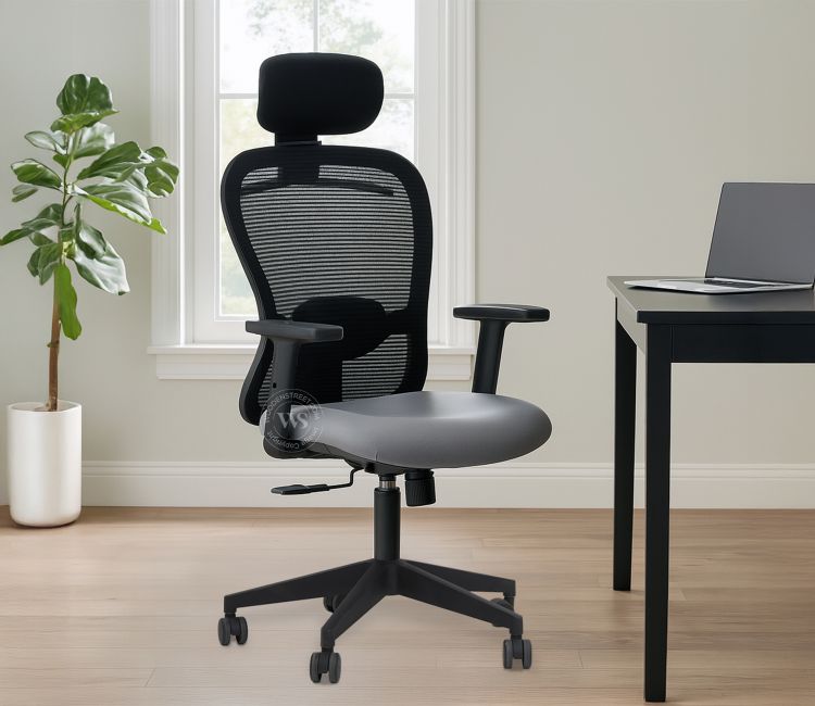 Balanco High Back Mesh Office Chair (Grey)