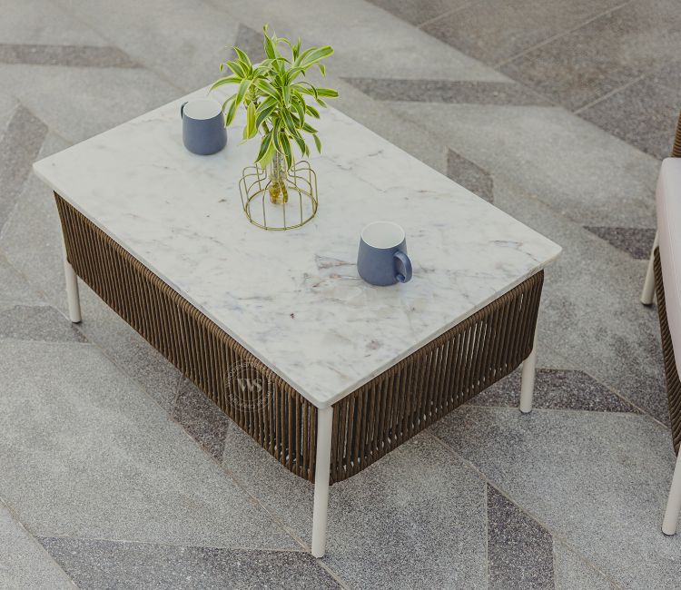 Livia Outdoor Garden Table (Dark Olive Green)