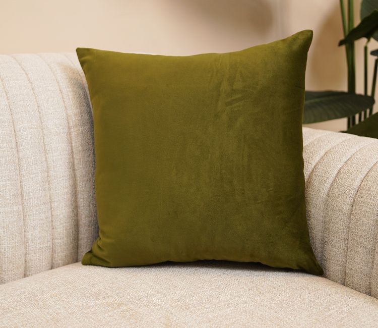 Cupid Velvet Cushion Cover | top sofa cushion cover online at best price in india