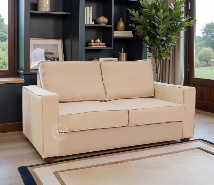 Albus 2 Seater Fabric Sofa (Cotton, Irish Cream) Albus 2 Seater Fabric Sofa (Cotton, Irish Cream)
