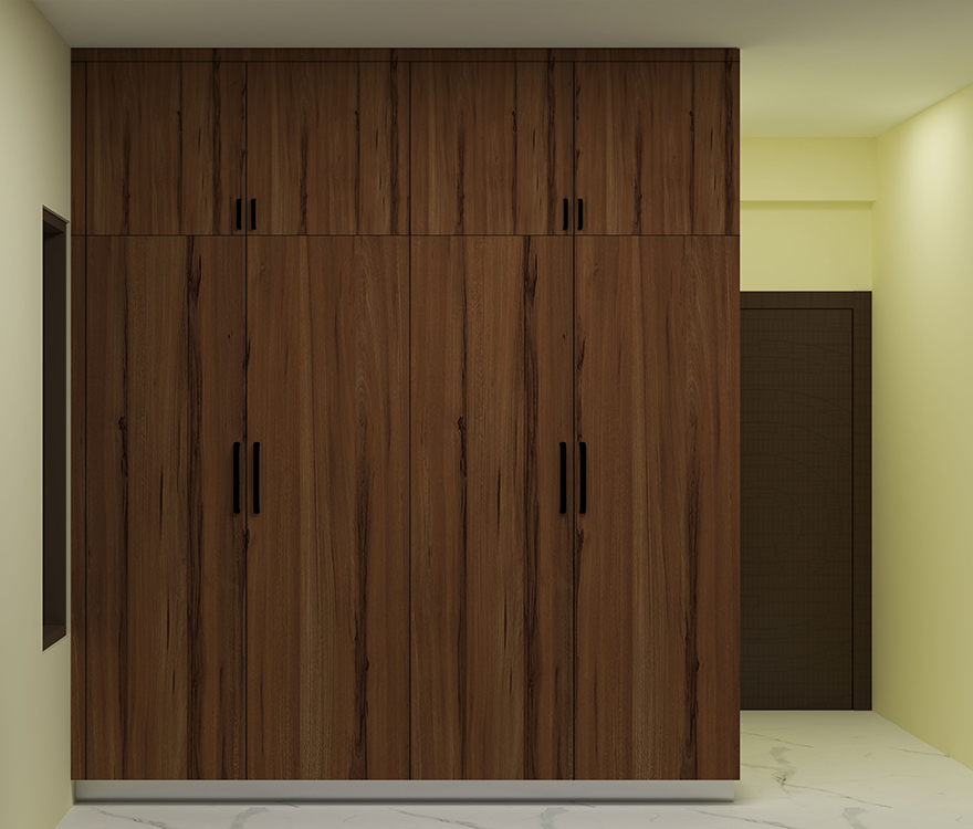 Apex Hinged Wardrobe - Wooden street