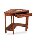 Corner Study Table - By wooden street