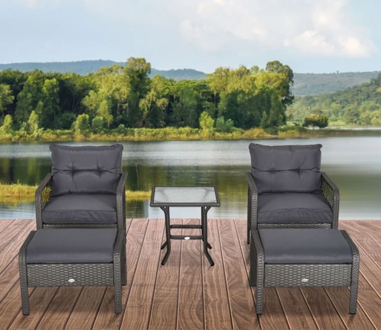 Buy wicker outdoor furniture set | patio sofa set online at  best prices in Bangalore, Mumbai, Chennai and Hyderabad | outdoor couch
