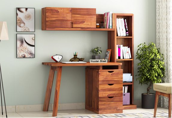 L Shape Study Table