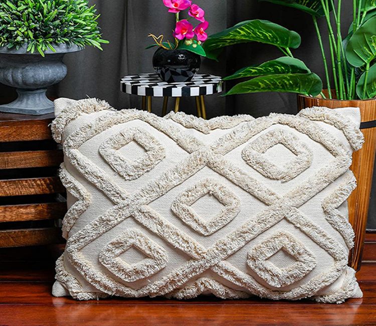 Handmade Cotton Cushion Cover | sofa cushion cover from wooden street