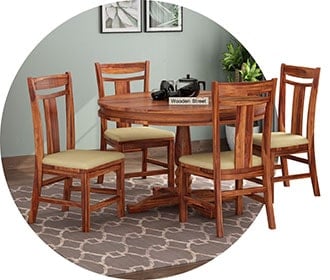 Round Dining Table Sets Latest Dining Table Design | Buy Dining Table Online India