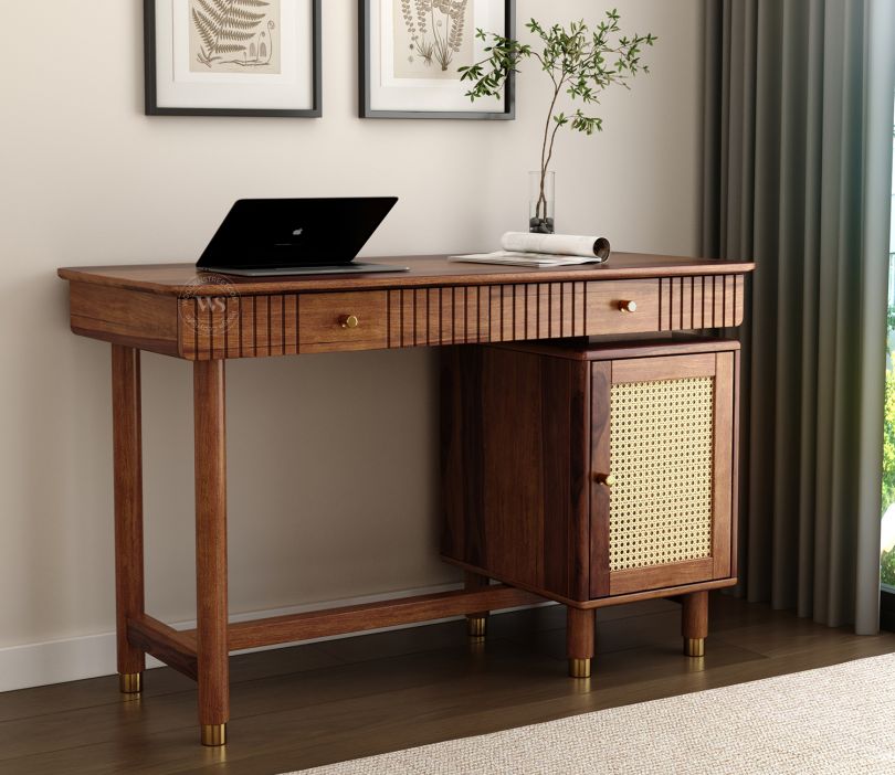 Kalam Modern Designer Sheesham Wood Study Table