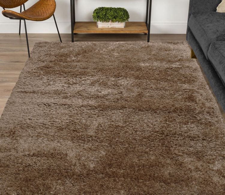 Buy Carpets Online | Floor Carpet Design - Echo Hand Tufted Carpet - 4 x 6 Feet Plain Rectangle Polyester Carpet For Living Room (Light Brown)