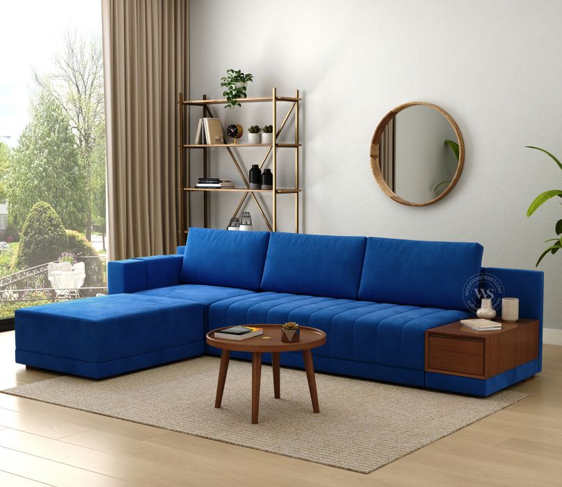 L-Shape Left Aligned sofa set in india