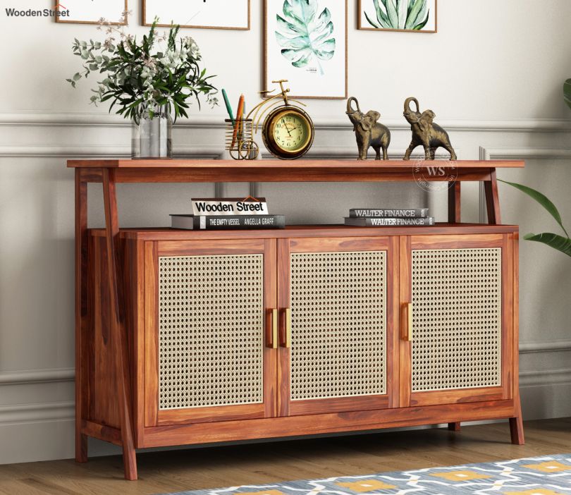 Erin Console Table (Honey Finish)