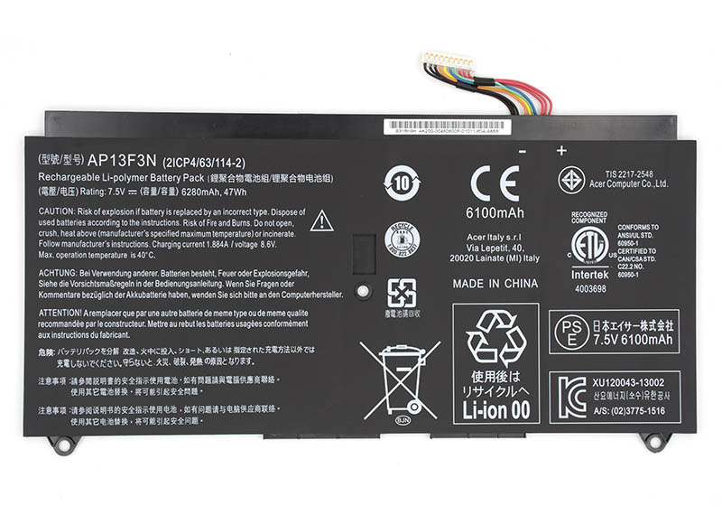Original 47Wh Acer Aspire S7-392-6832 S7-392-6411 Battery