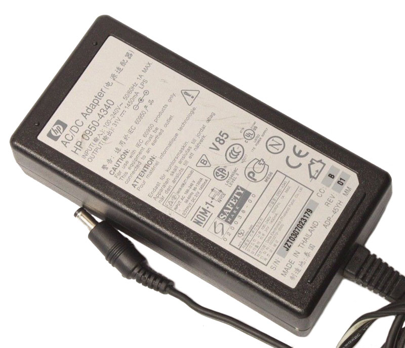 Original 75W HP 0950-4340 0950-4483 Printer AC Adapter Charger