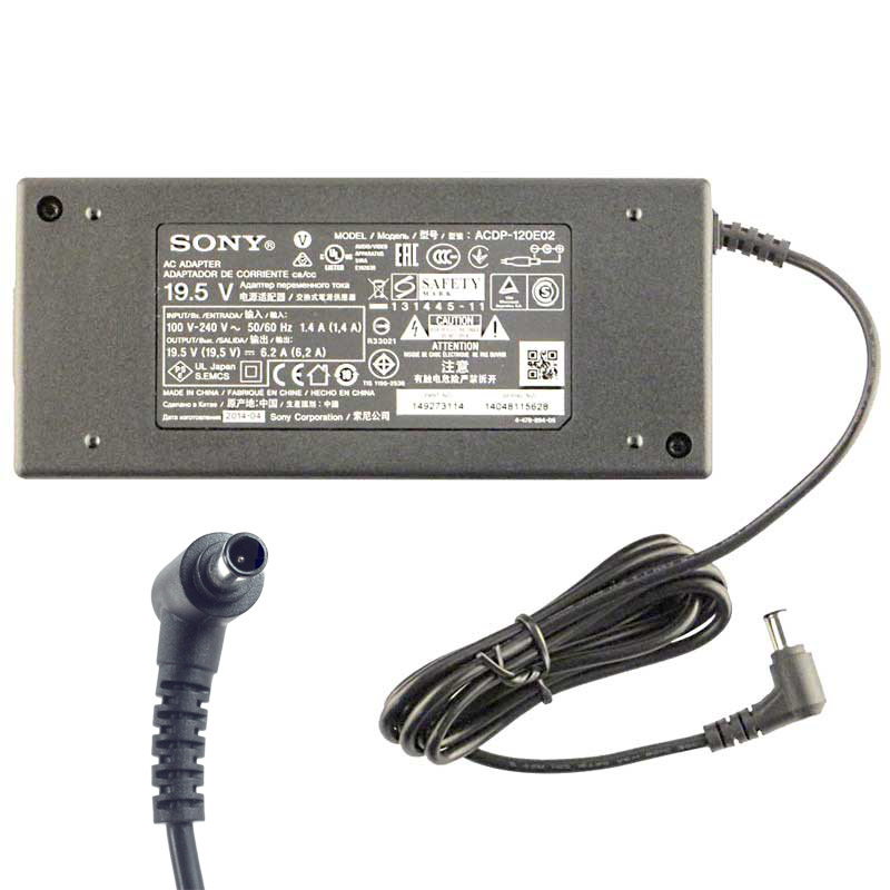 Original 120W Sony 1-492-731-15 1-492-733-11 Adapter Charger+Free Cord